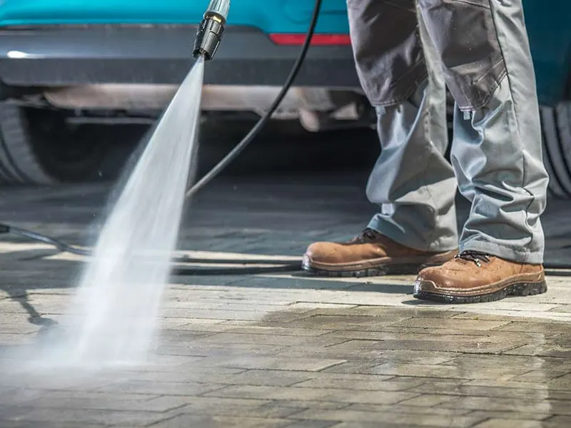 High-Pressure Driveways